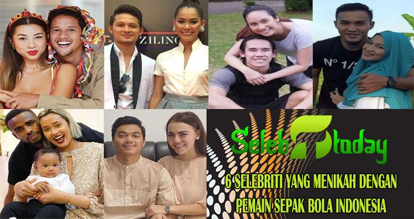 6 Selebriti yang Menikah dengan Pemain Sepak Bola di Indonesia