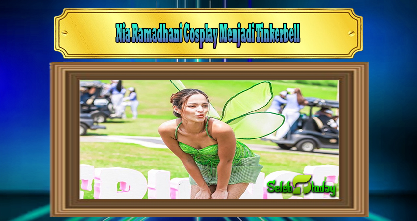 Nia Ramadhani Cosplay Menjadi Tinkerbell
